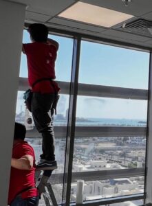 عازل حراري لزجاج المباني